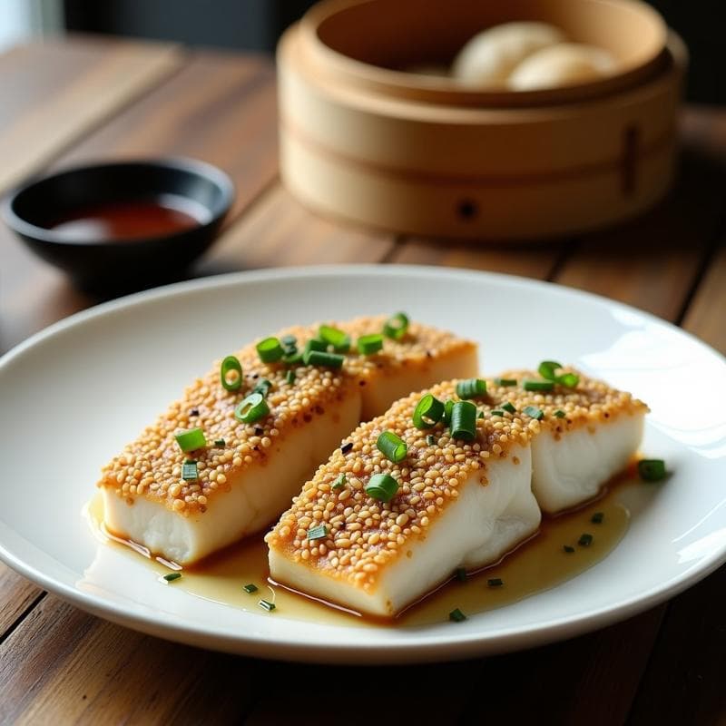 Pescado al Horno con Costra de Semillas de Sésamo: Receta China Keto
