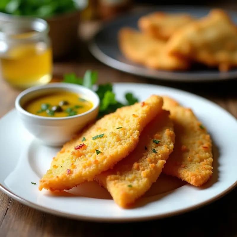 P soldado de Pavía con Salsa de Limón y Alcaparras: Receta Española Clásica en Airfryer