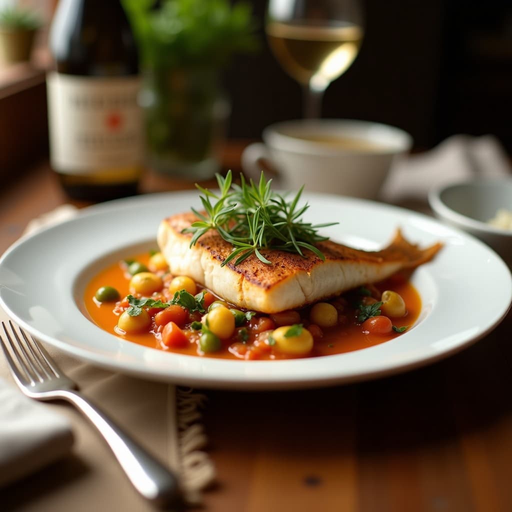 Pescado a la Sal con Hierbas del Mediterráneo: Receta Italiana en Olla Express con Piel Crujiente