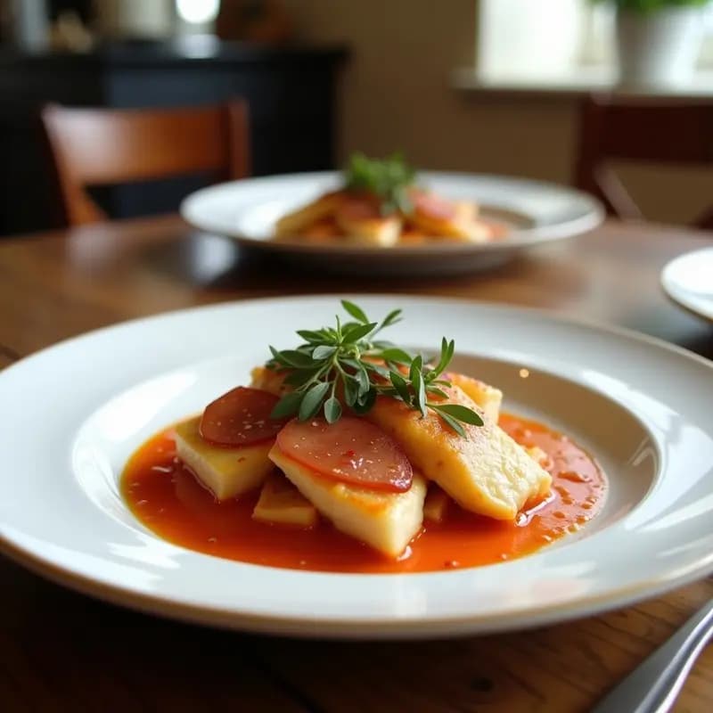 Pescado a la Saltimbocca con Jamón Serrano y Salvia: Receta Italiana Gourmet en 20 Minutos