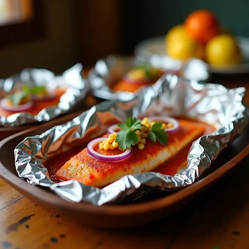 Pescado Tikin Xic con Achiote y Naranja: Receta Yucateca en Papel de Aluminio