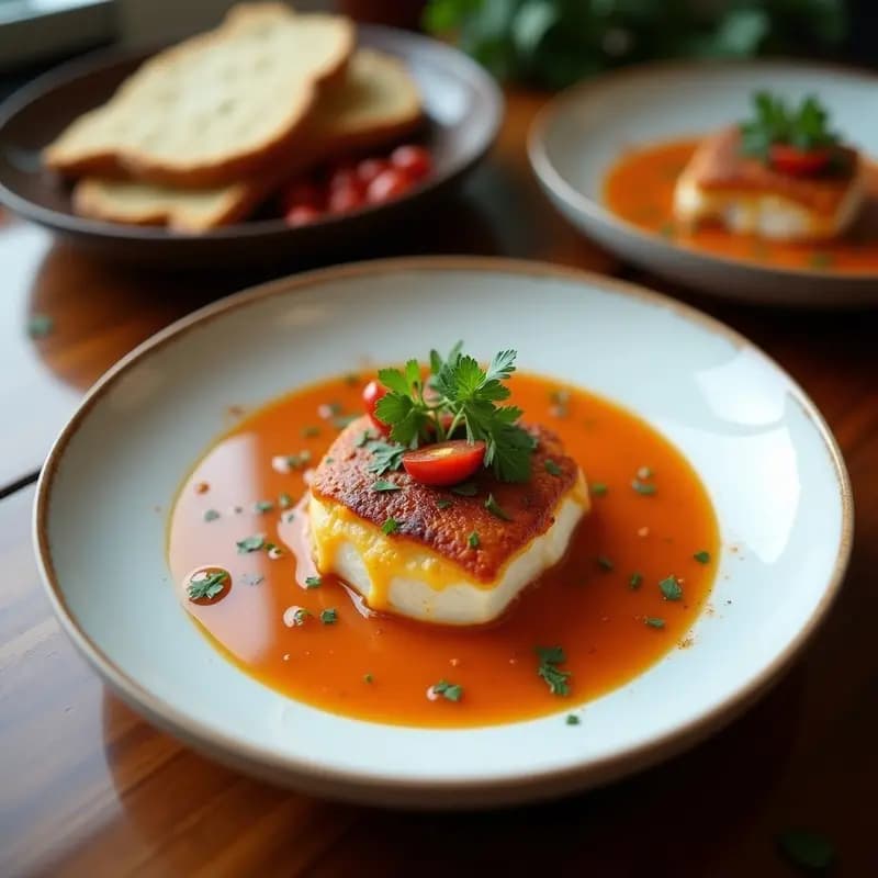 Pescado a la Veracruzana con Aceitunas y Alcachofas: Receta Mexicana en Sartén con Toque Mediterráneo