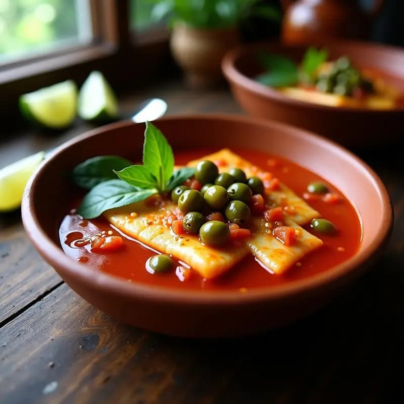 Pescado a la Veracruzana con Aceitunas y Alcaparras: Receta Mexicana en Olla Lenta