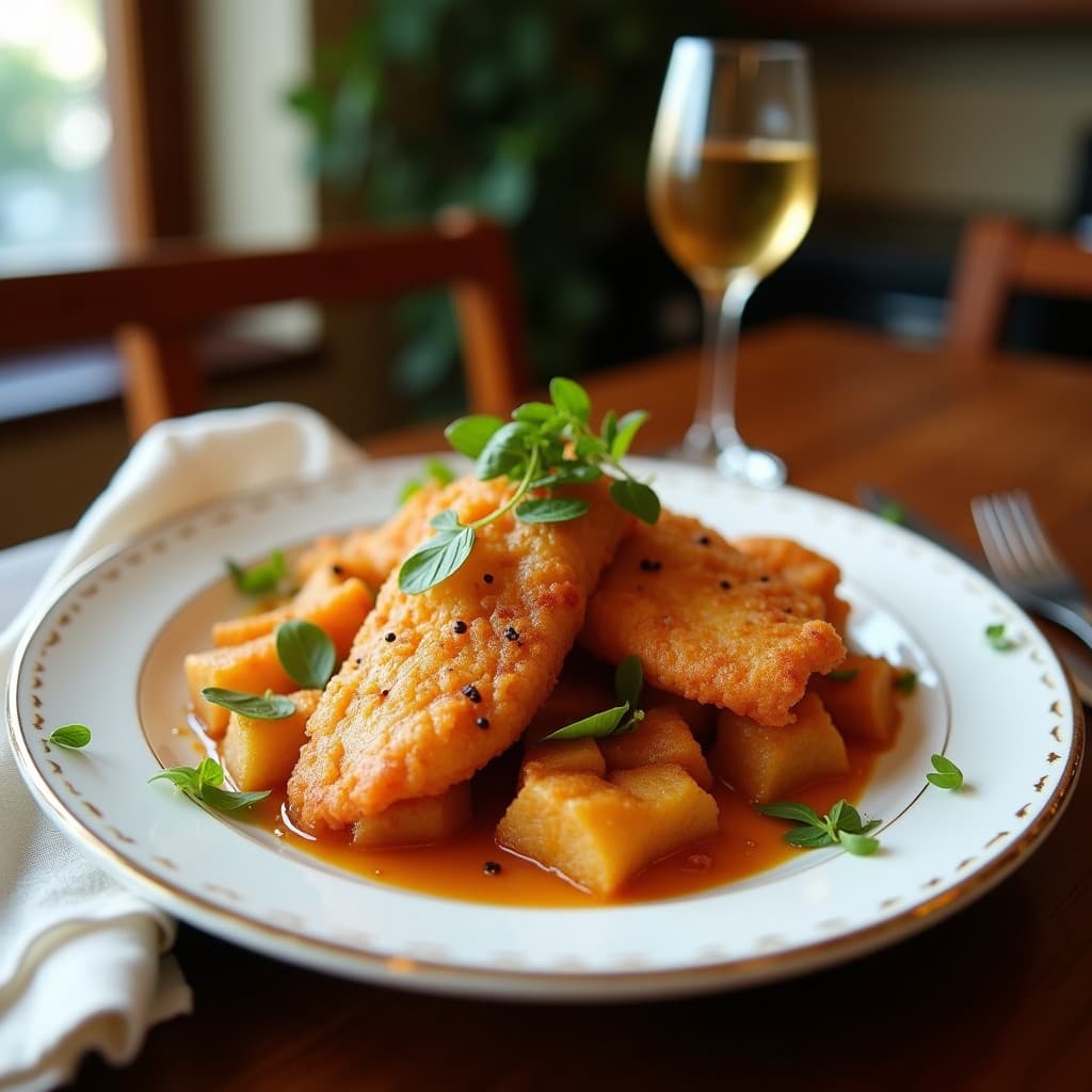 Pescaíto Frito de Berenjena con Salsa Alioli de Ajo Negro: Receta Vegana al Estilo Andaluz
