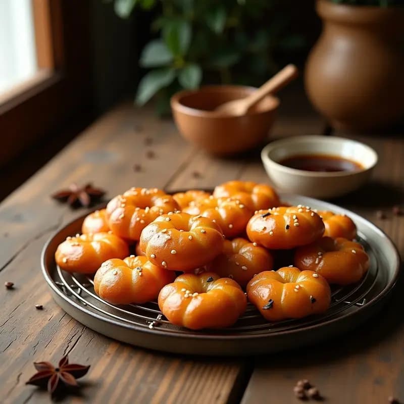 Pestiños de miel y anís: Dulce navideño andaluz sin horno en sartén