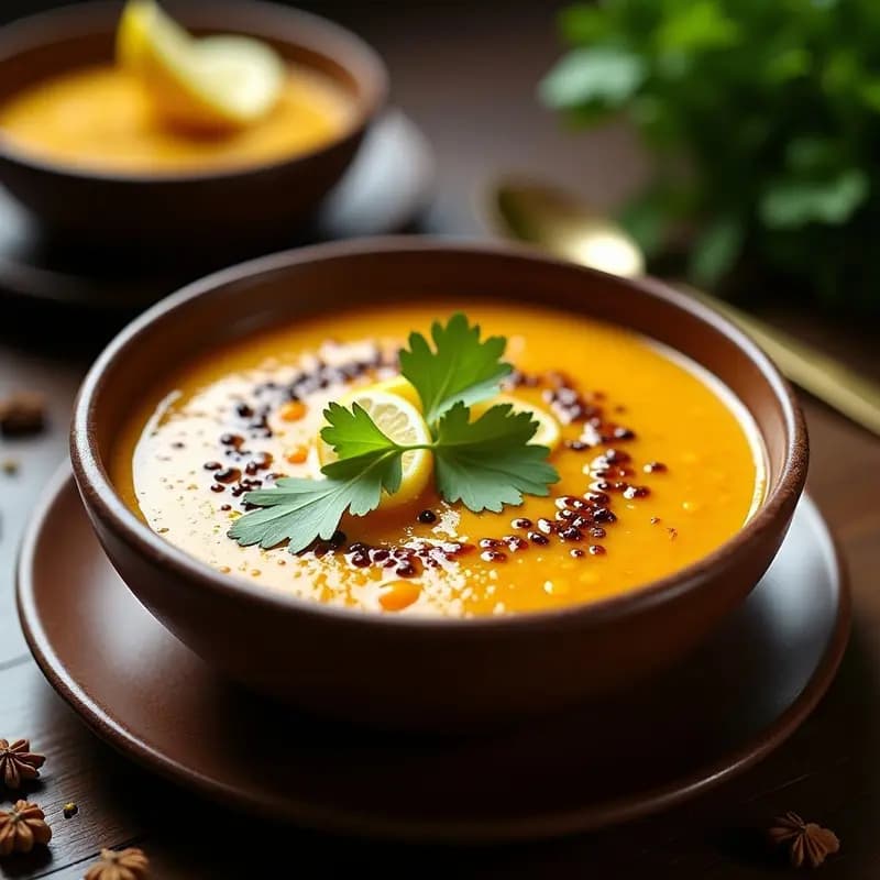 Phalen Daal: Sopa de Lentejas Nepalí con Especias y Limón