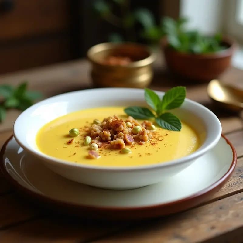 Phirni de Arroz Basmati y Azafrán: Postre Pakistaní Cremoso con Nueces y Pasas