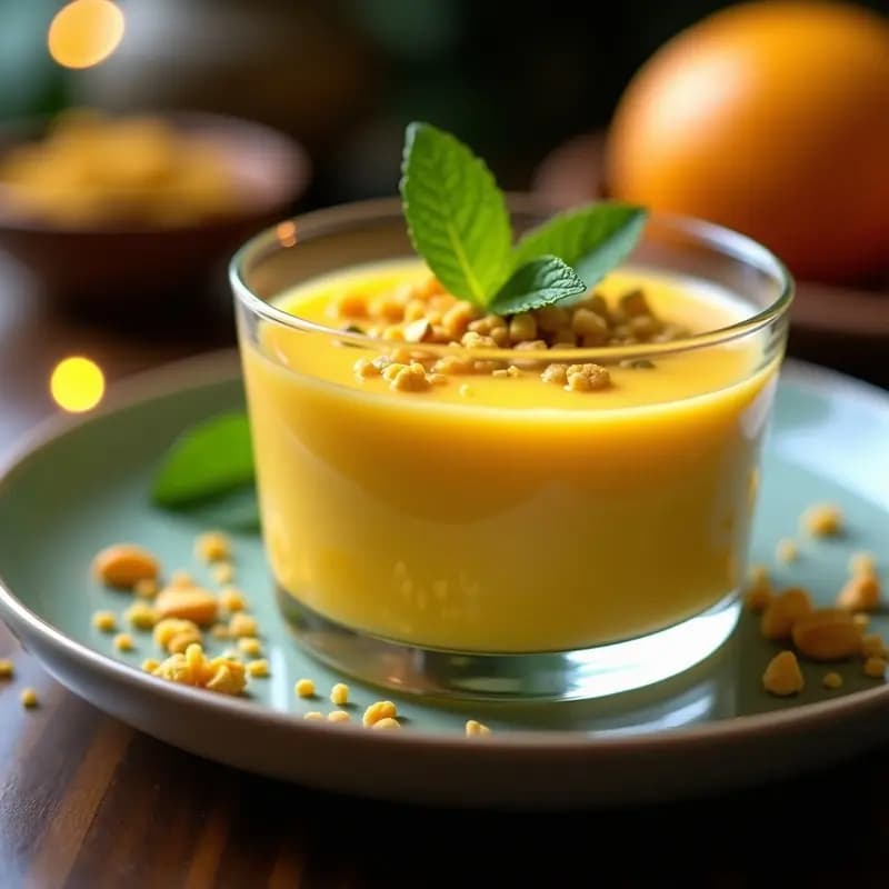 Phirni de Mango y Cardamomo: Postre Indio Sin Horno y Sin Gluten