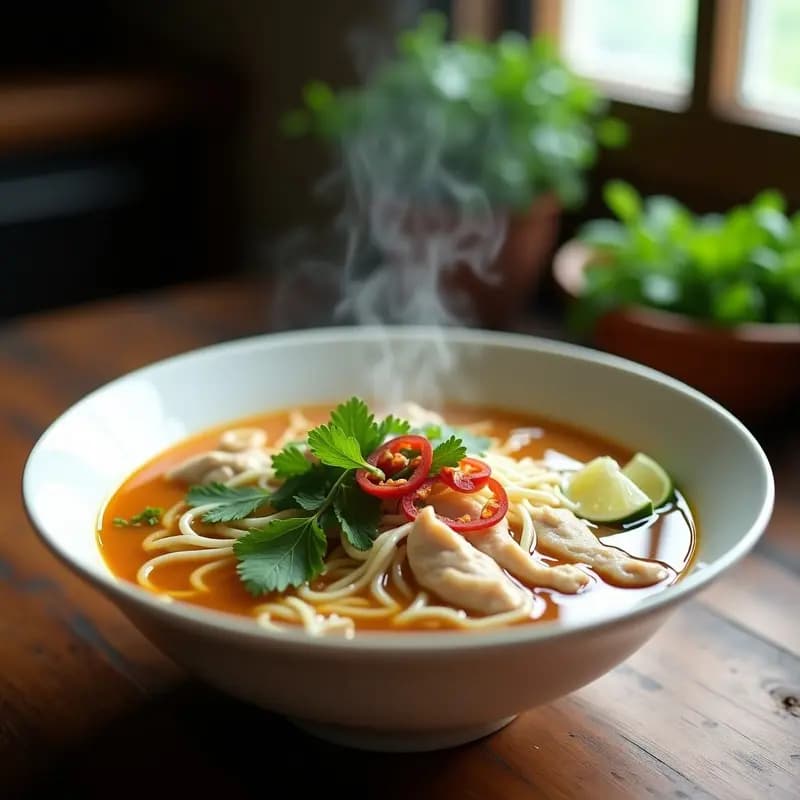 Phở de Pollo y Fideos de Shirataki: Sopa Vietnamita Low Carb