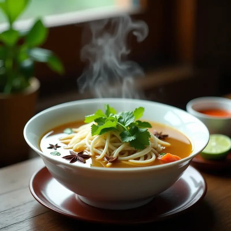 Phở Vegano con Since de Jackfruit: Receta Vietnamita de Caldo Aromático