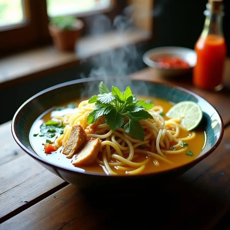 Pho Viet Nam de Pollo con Fideos de Calabaza: Receta Vieta Keto y Sin Gluten
