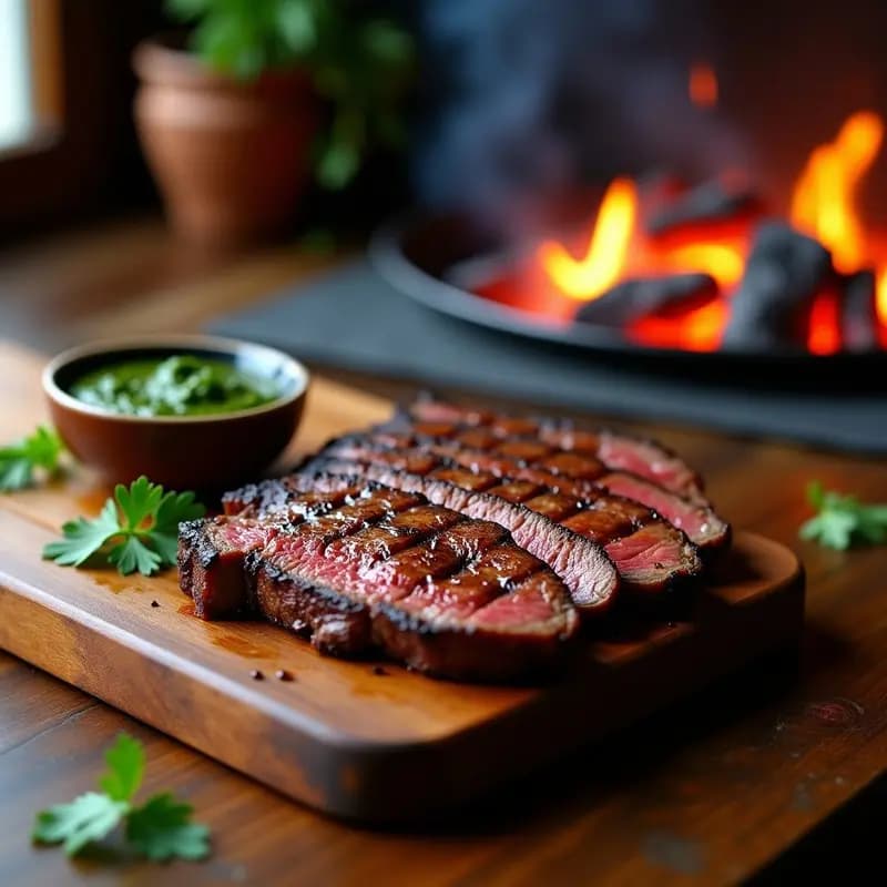 Picanha Brasileira a la Parrilla: Receta de Carne Secuencial con Chimichurri