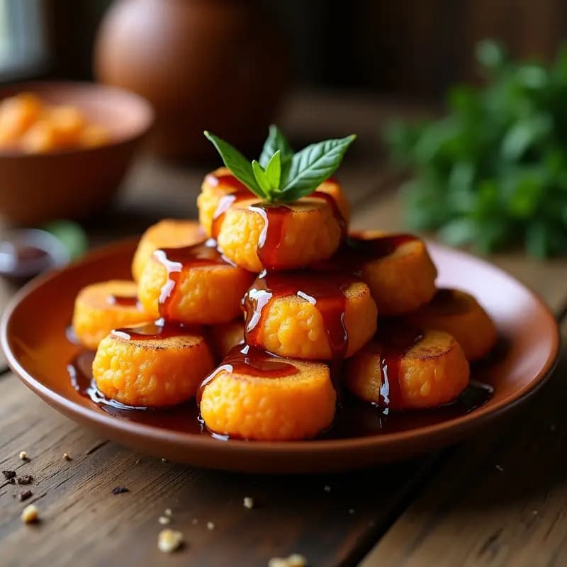 Picarones de Zapallo y Camote con Chancaca: Postre Peruano Tradicional y Sin Gluten