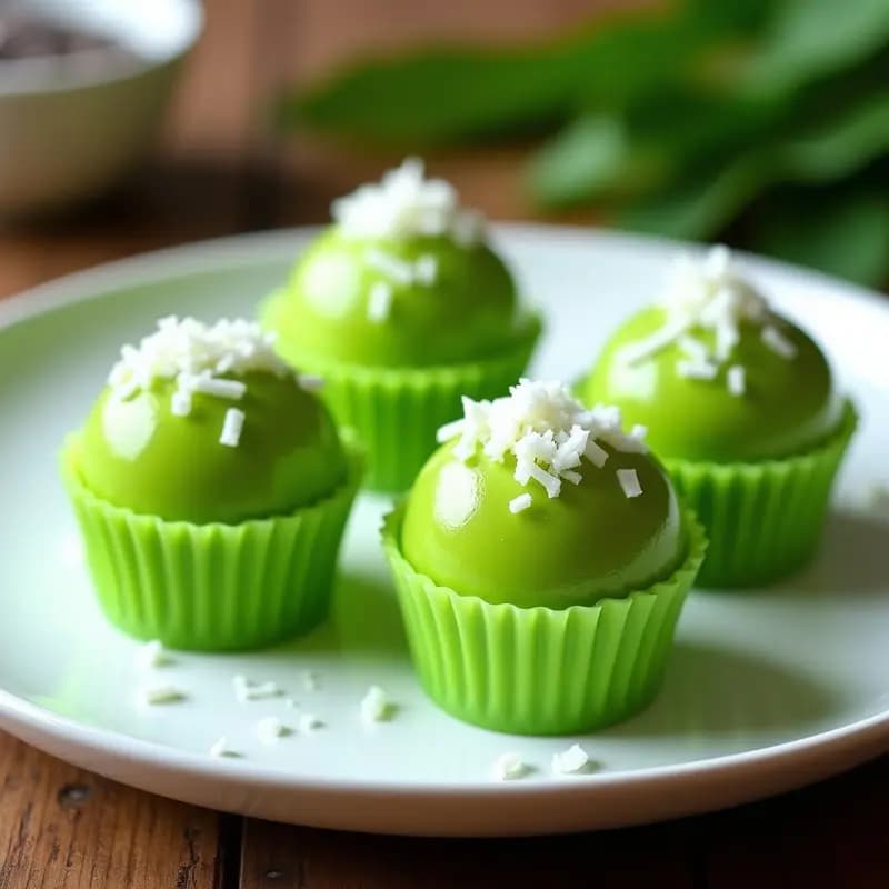 Pichi Pichi de Chía y Pandan: Postre Filipino Sin Harina y Sin Azúcar