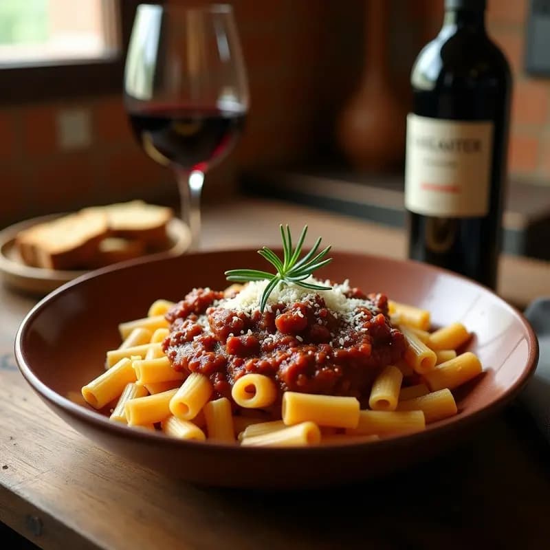 Pici al Ragù de Jabalí: Pasta Italiana Tradicional Casera en 30 Minutos