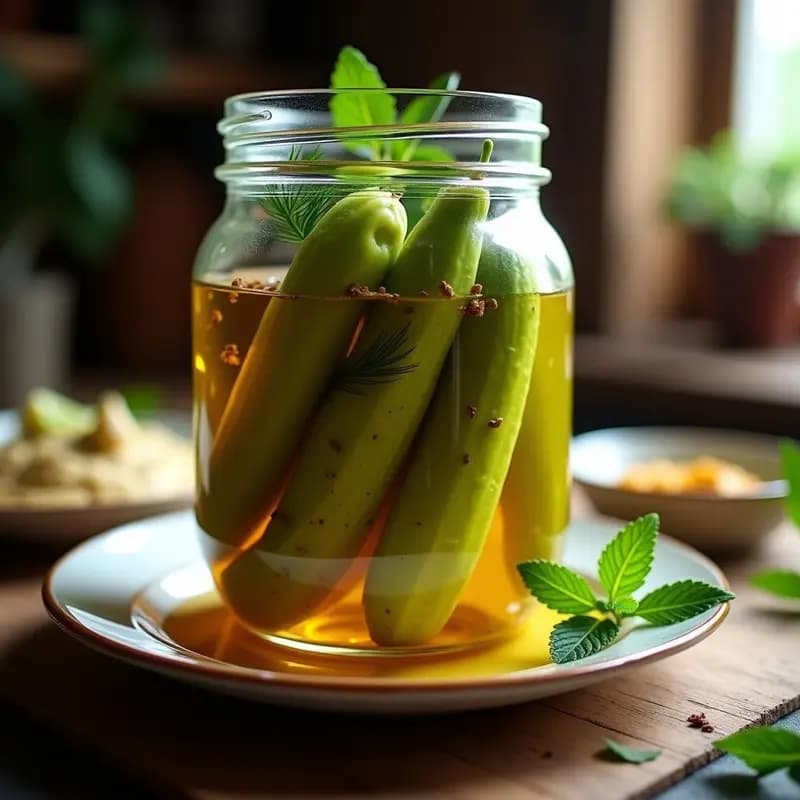 Pickles de Pepino con Especias: Receta Árabe de Encurtidos en 1 Día