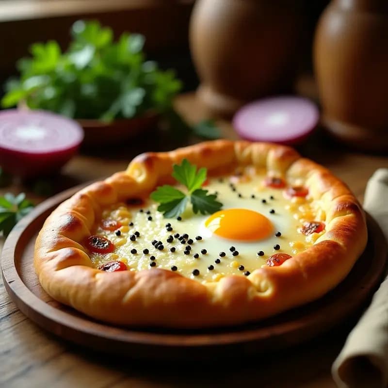 Pide de Queso y Huevo con Semillas de Nigella: Receta Turca en Horno y Alta en Proteína