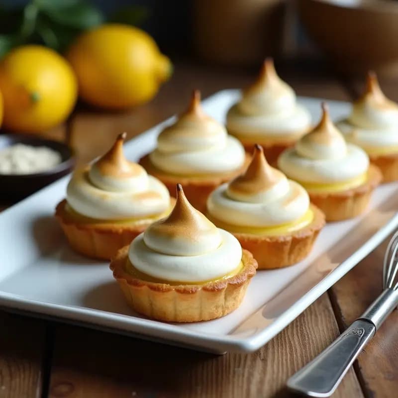 Pies de Limón Merengados con Base de Almendra: Postre Británico Vegano y Sin Gluten