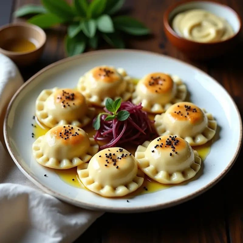 Pierogi de Espinacas y Queso de Anacardos: Receta Polaca Vegana en Thermomix