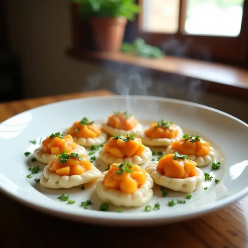 Pierogi Polacos de Patata y Zanahoria: Receta Tradicional Vegana al Vapor