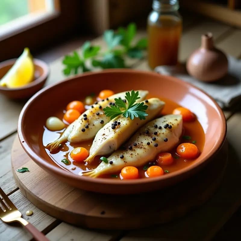 Pijotas en Escabeche: Tapa Extremeña de Pescado de Río en Vinagre