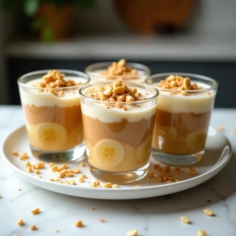 P IMAGEbi de Cacahuete y Plátano Macho: Postre Filipino Sin Horno y Sin Azúcar