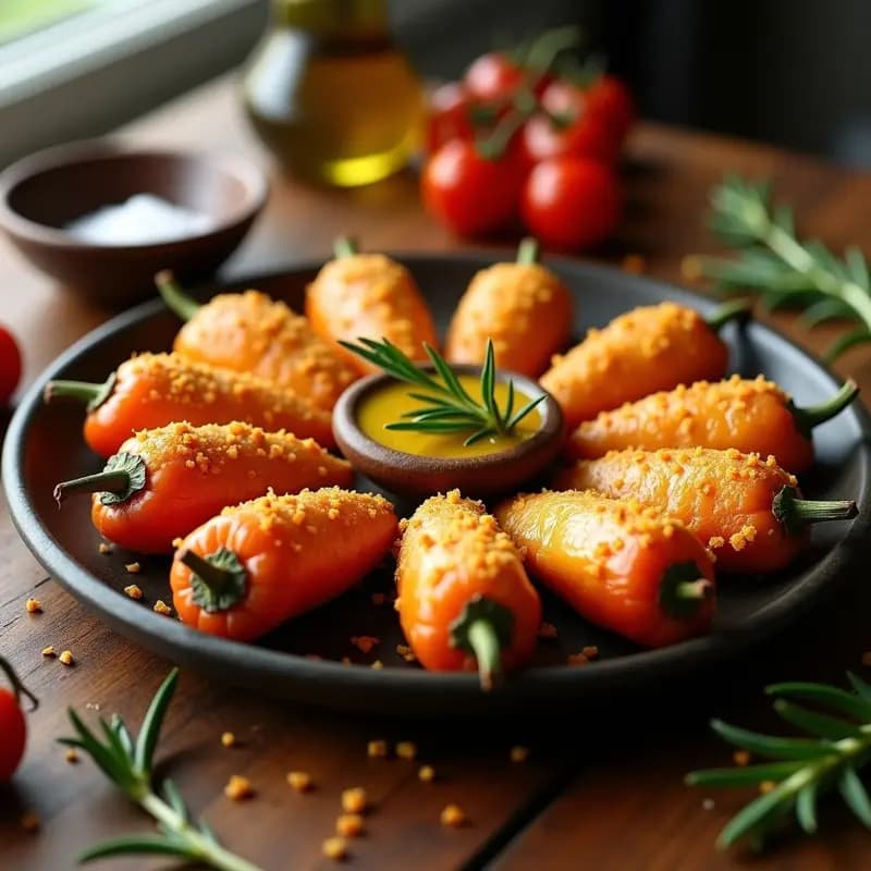 Pimienta de Padrón Rellena de Queso Idiazábal: Tapa Española en Airfryer y Alta en Sabor