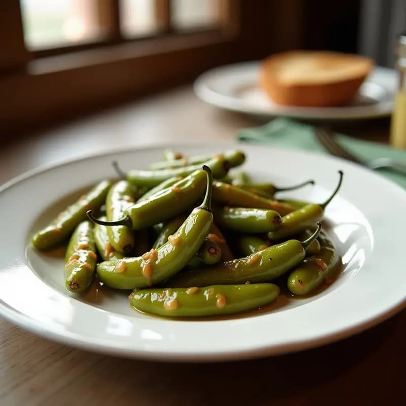 Pimientos del Padrón con Sal Gruesa: Aperitivo Gallego en 10 Minutos