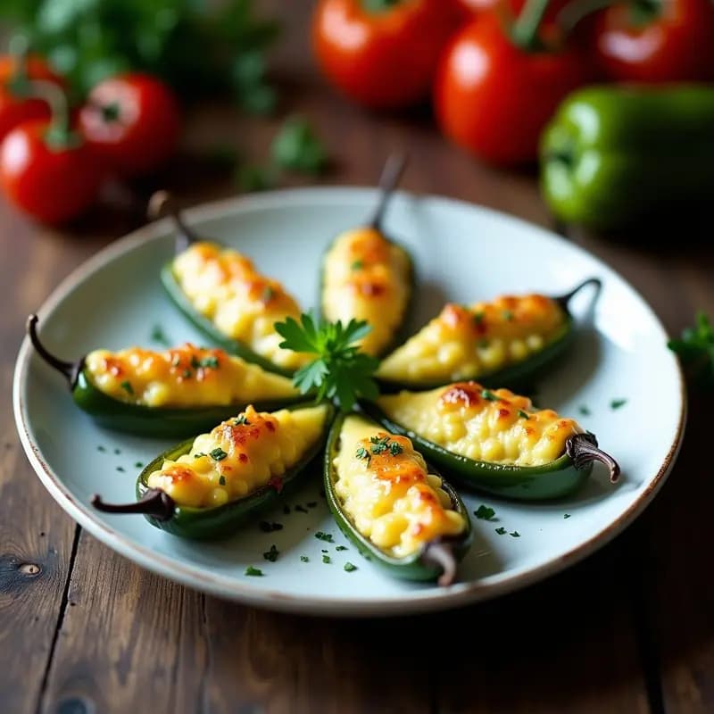 Pimientos rellenos de brandada de bacalao: Tapa catalana en airfryer sin aceite