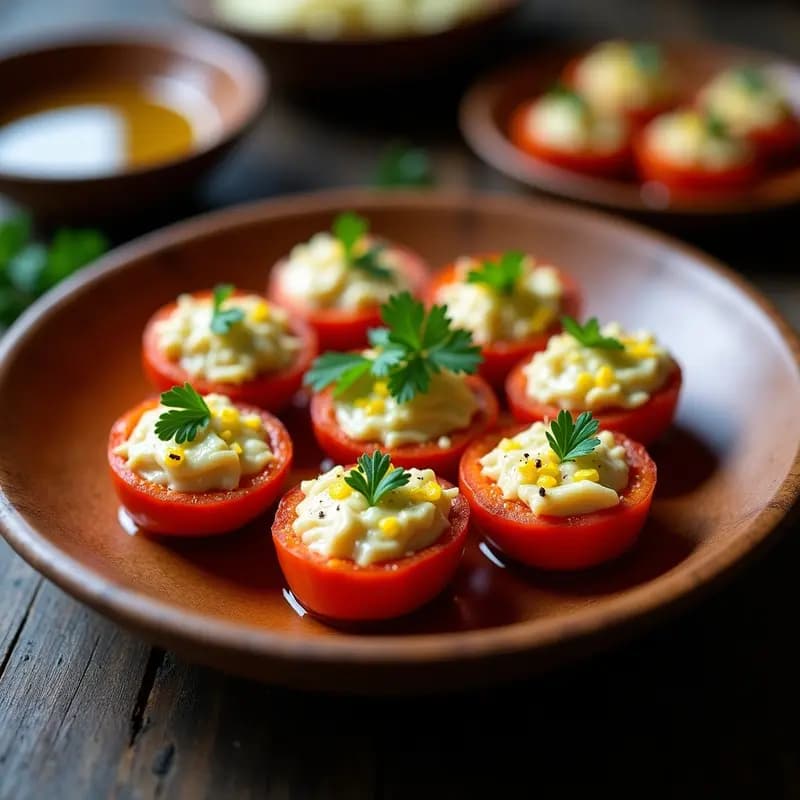 Pimientos Rellenos de Brandada de Bacalao: Entrante Vasco Fácil y Elegante