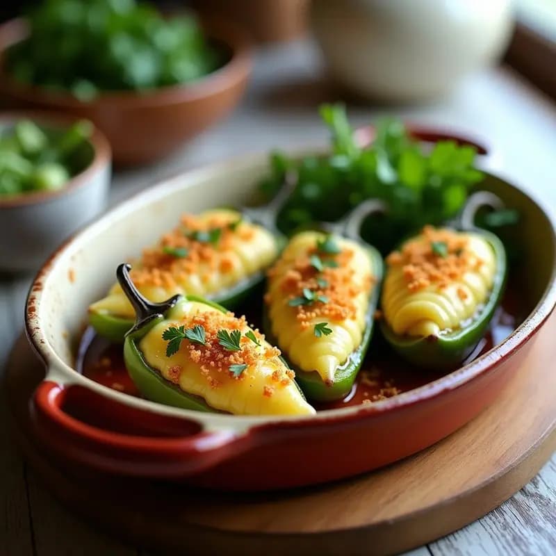 Pimientos Rellenos de Brandtada: Plato de Verano Ligero