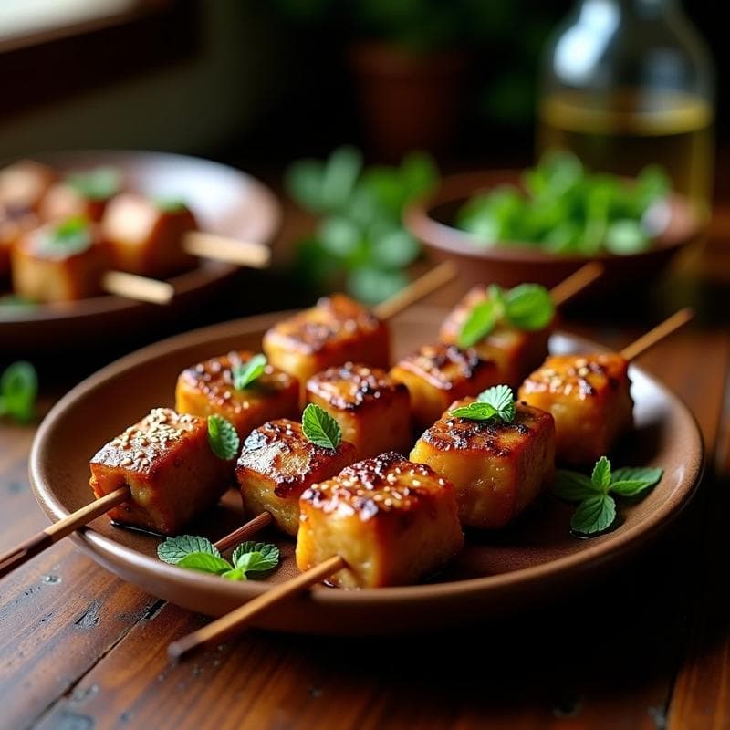 Pinchos Morunos de Cordero y Higos Caramelizados: Receta Marroquí en Airfryer con Especias Ras el Hanout