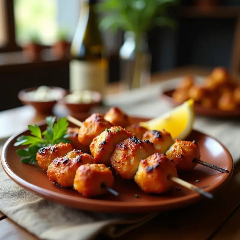 Pinchos Morunos de Pollo con Pimentón: Tapa Andalusa en Airfryer