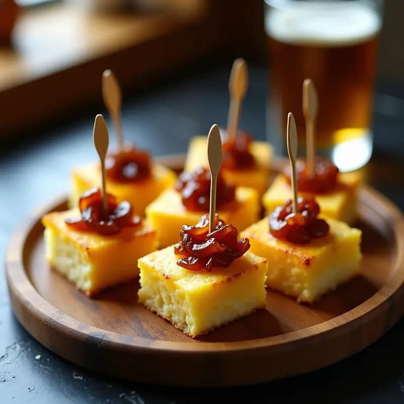 Pinchos de Tortilla de Patata con Cebolla Caramelizada: Tapa Vasca Innovadora