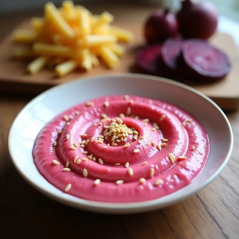 Pink Sauce Vegana: Salsa Rosa de Remolacha y Anacardos para Pasta o Ensaladas