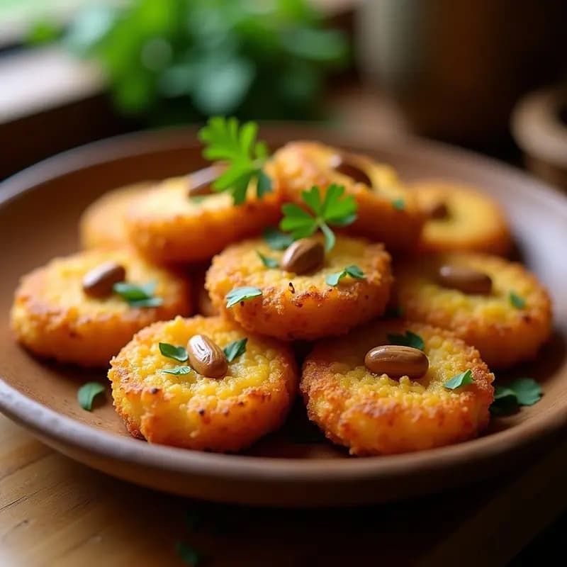 Pintangue Ecuadoriano de Yuca y Maní: Entrante Crujiente Sin Freír en Airfryer