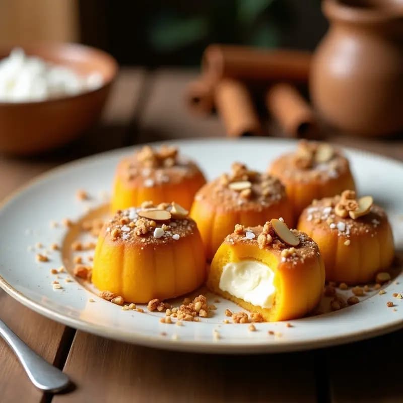 Piononos Argentinos de Calabaza y Queso Ricotta: Postre Sin Harina y Bajo en Carbohidratos