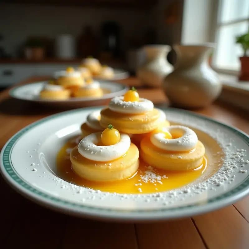 Piononos Rellenos de Crema de Coco y Mango: Postre Colombiano Vegano y Sin Horno