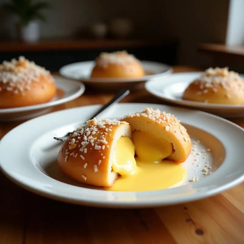 Piononos Rellenos de Dulce de Leche y Coco: Postre Uruguayo Sin Horno en 15 Minutos