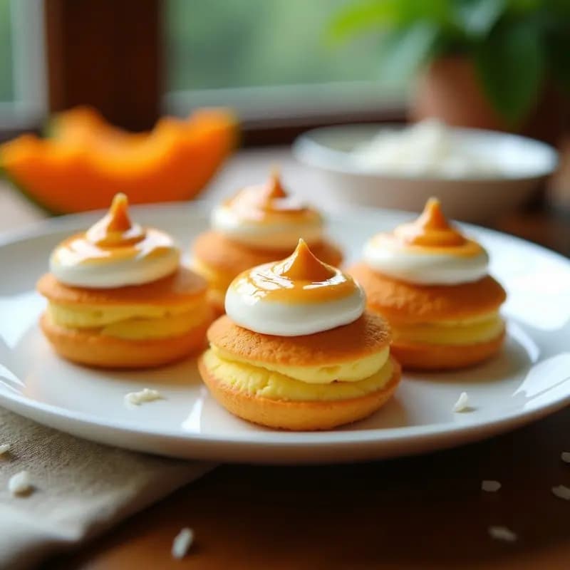Piononos Rellenos de Dulce de Lechosa: Postre Venezolano Sin Gluten
