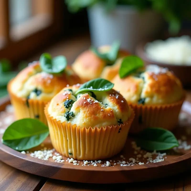 Piononos de Espinaca y Queso Ricotta: Receta Argentina de Entrante en Molde