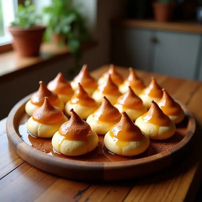 Piononos Granadinos Caseros con Baño de Caramelo: Postre de la Abuela en 30 Minutos
