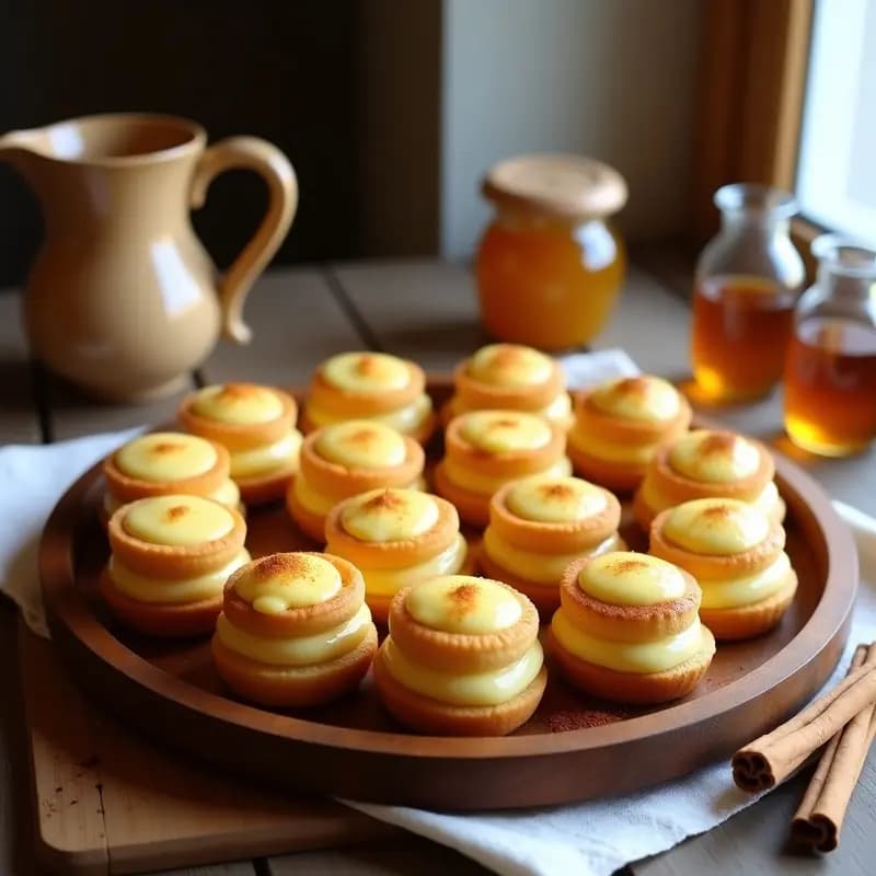 Piononos Granadinos Rellenos de Crema Pastelera: Postre Típico Andaluz en Casa