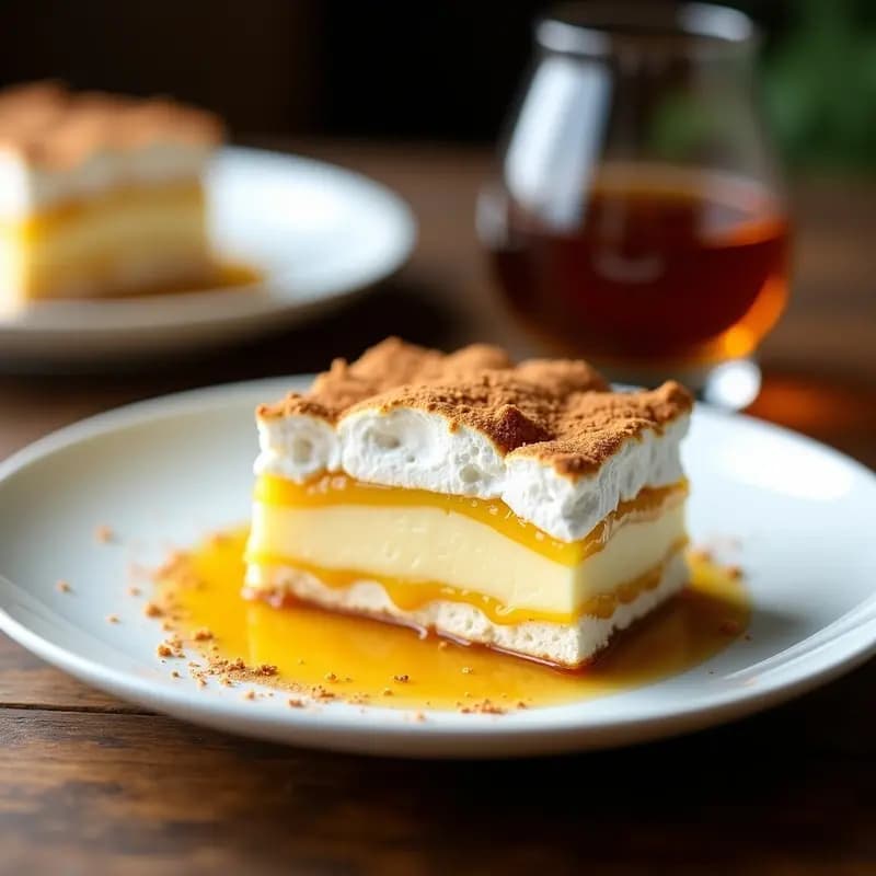 Piononos Borrachos con Helmado de Ron: Postre Puertorriqueño sin Horno y Esponjoso
