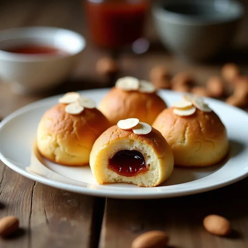 Piononos de Queso de Almendras y Dulce de Higo: Postre Argentino Sin Gluten