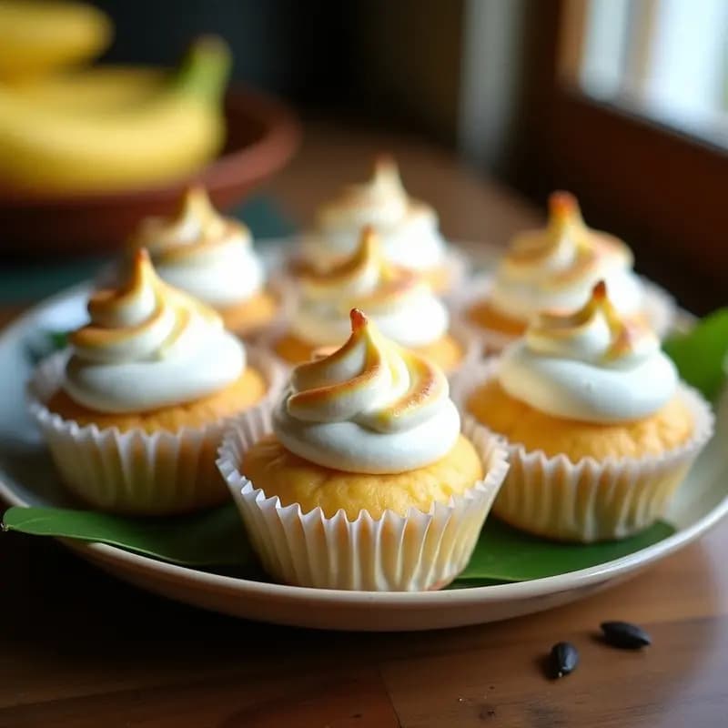 Piononos de Queso y Guayaba con Merengue: Postre Puertorriqueño Tradicional en 20 Minutos