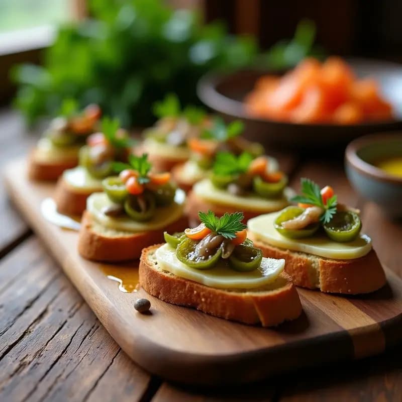 Piparras con Anchoas y Queso Idiazábal: Aperitivo Vasco con Toque Ahumado