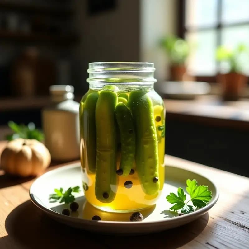Piparras en Vinagre con Ajo y Perejil: Encurtido Vasco para Aperitivos
