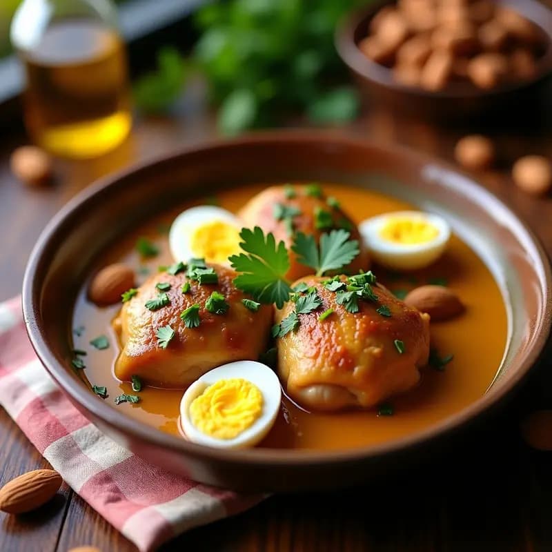 Pipián de Gallina con Almendras: Receta de la Huerta Murciana