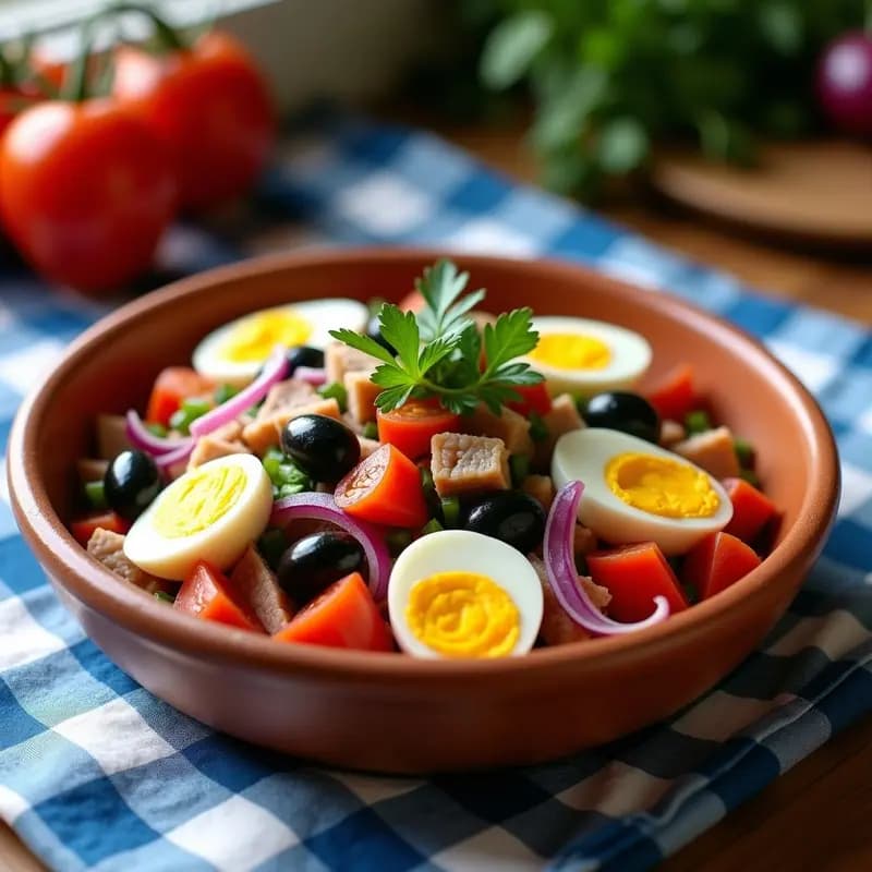 Pipirrana Murciana con Atún y Huevos Duros: Ensalada Tradicional de Verano